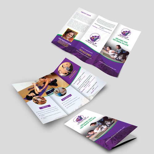 Create a sophisticated brochure design for Wolf Physical Rehab ...