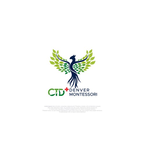 CTD+ Denver Montessori Rebrand-ontwerp door logodance