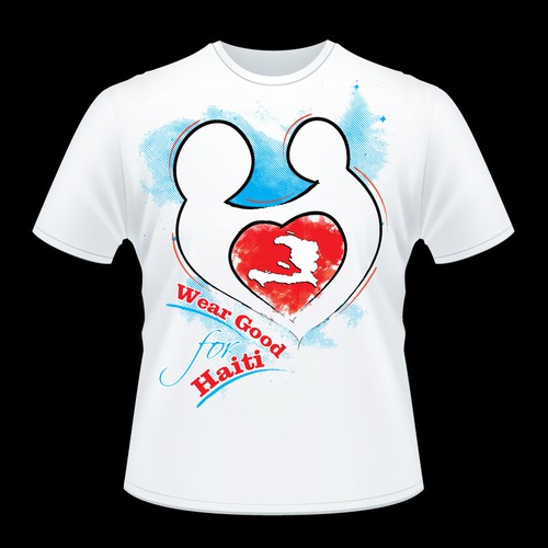 Design di Wear Good for Haiti Tshirt Contest: 4x $300 & Yudu Screenprinter di Taho Designs