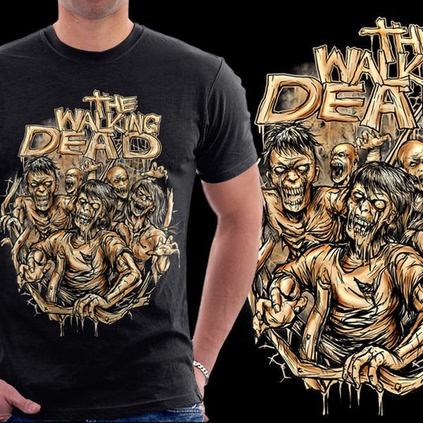 Design by BayShaQ titled "The Walking Dead tee"