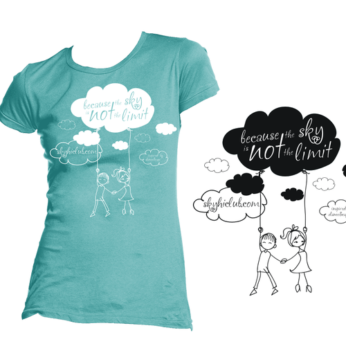 Help Us Kick the Bucket by Creating an Inspiring T-Shirt Design for the skyhi Club