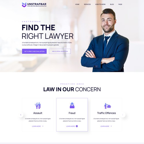 Web page design contest entry by FuturisticBug