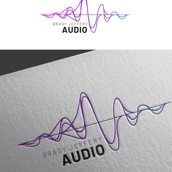 Design by Nganue titled "Brady Jeffery Audio"