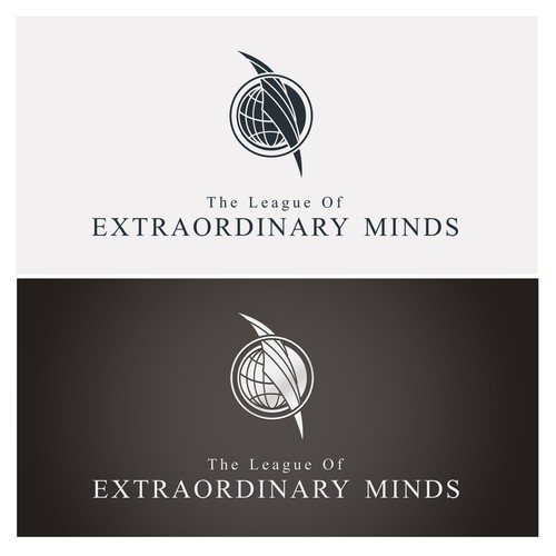 League Of Extraordinary Minds Logo Diseño de odb