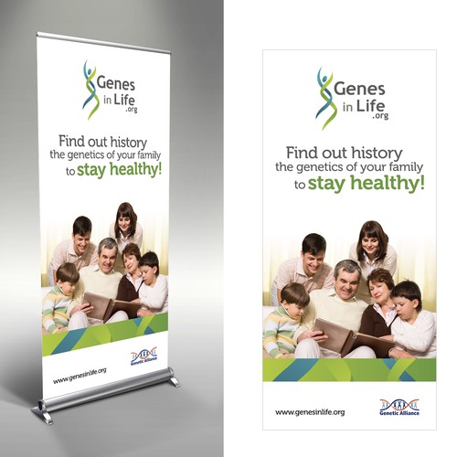 Create a conference poster for Genetic Alliance! Design by magnificent 7&co