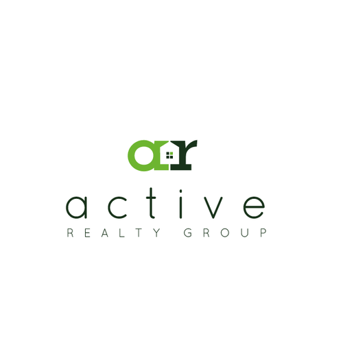 Rebrand capturing logo for real estate firm Active Realty  Design by pulestar