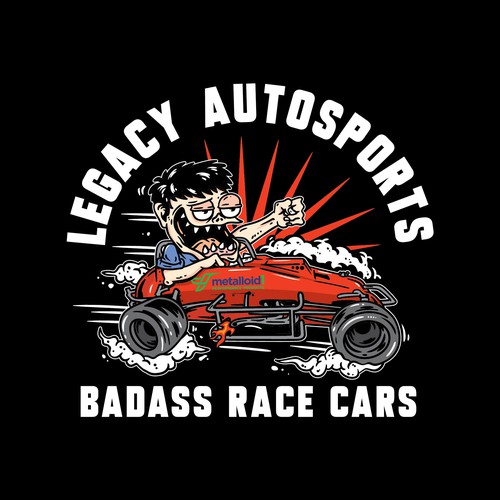 Designs | Design a in your face crazy looking race car logo | Logo ...