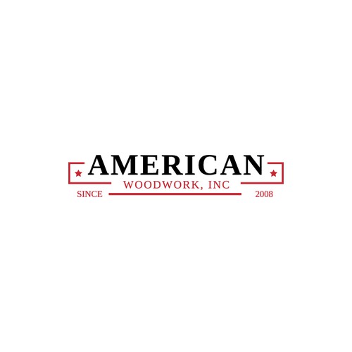 American Woodwork news a new logo Design réalisé par iz.