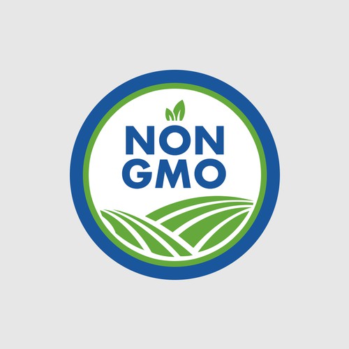 Food Packaging NON-GMO Logo Design réalisé par maswatsik