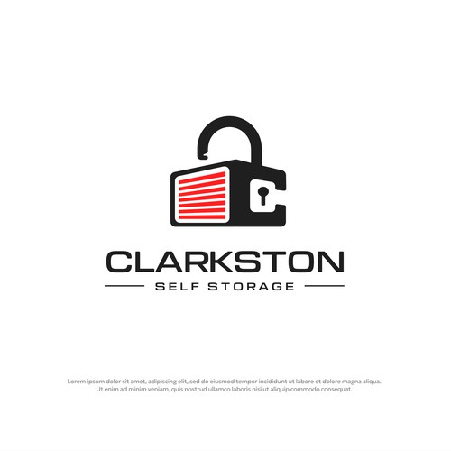 Self Storage Logo | Clarkston Self Storage Design by ꜱᴀᴍɪʀ