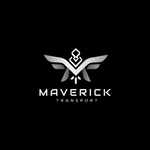 Bold logo for Maverick Transport Design by LAYOUT.INC