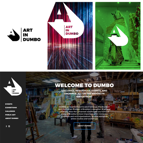 Design di Brooklyn Art District Rebranding di Tomillo