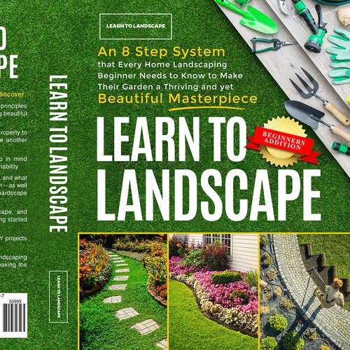 LOOKING FOR A UNIQUE AND BEAUTIFUL BOOK COVER DESIGN FOR A HOME LANDSCAPING BOOK Design by iDea Signs