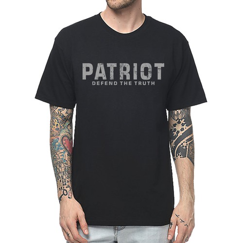 Develop a patriotic shirt that represents: The individual patriot, God, Family, Country Design von -Diamond Head-