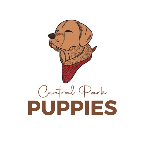 Design a heartfelt, modern logo for a brand that brings families and puppies together. Design by ✦✦ArtRasu✦✦