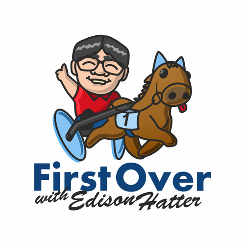 Race to the Winners' Circle - Horse Racing Podcast Logo Diseño de Artemovvvna