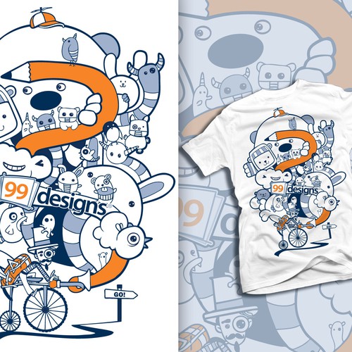 Create 99designs' Next Iconic Community T-shirt Design by Giulio Rossi