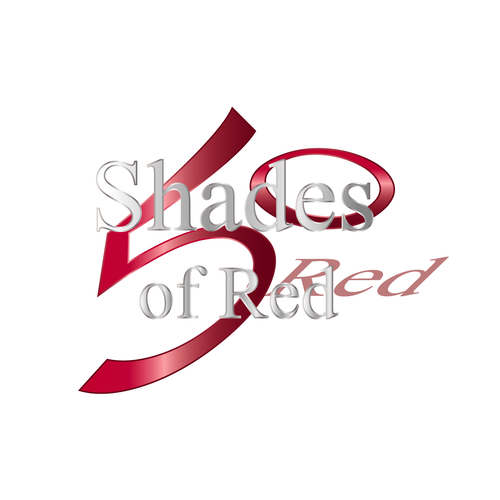 Logo for "50 Shades of Red" themed party Design by nataska