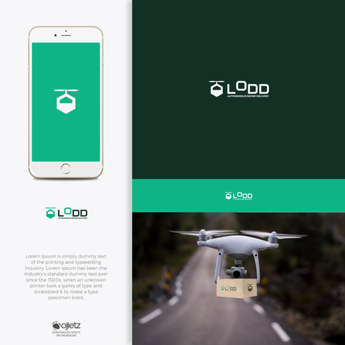 lodd - Design the modern logo of a drone delivery services venture Design by ojietz