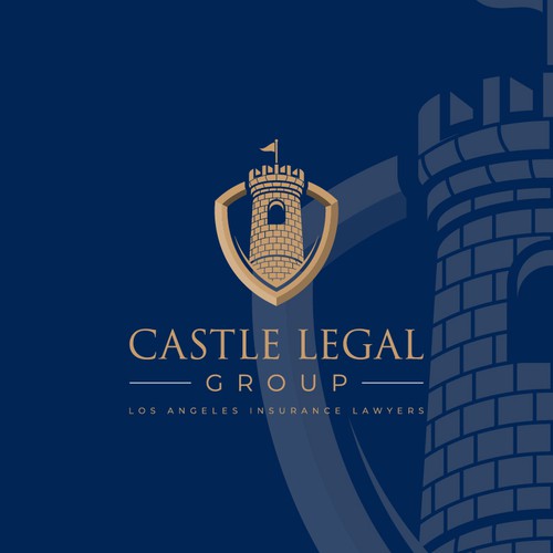 Design classic logo for a new law firm subtly integrating castle theme. Design by Arifin A Nasution