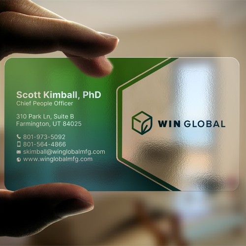 Design WIN Global Business Card Design por chandrayaan.creative