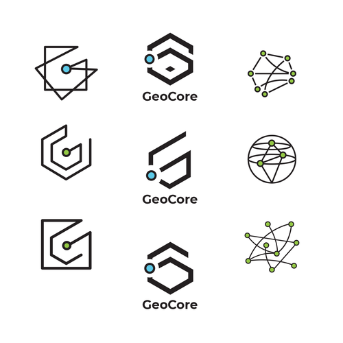 Design a logo for "GeoCore", a GIS Tool Design by OiKoi
