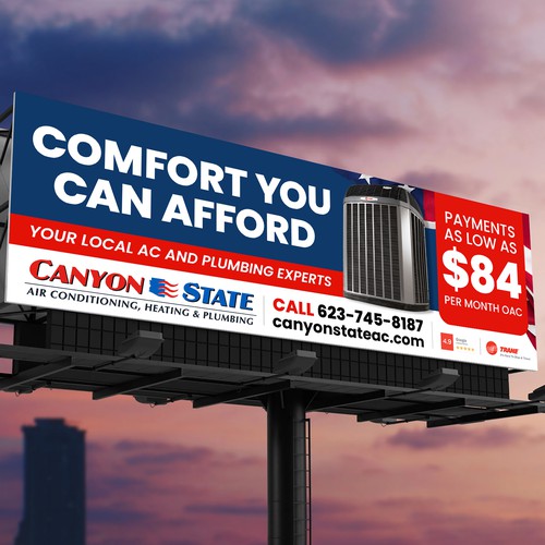 Design An Eye-Catching Billboard For An HVAC Company Design von Deep@rt