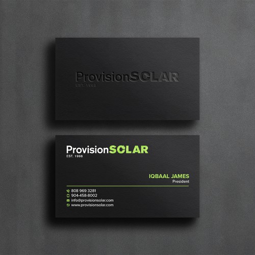 Solar Business Cards Design réalisé par Shila Rani Das