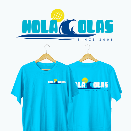 Hola Olas tee Design by raf7371