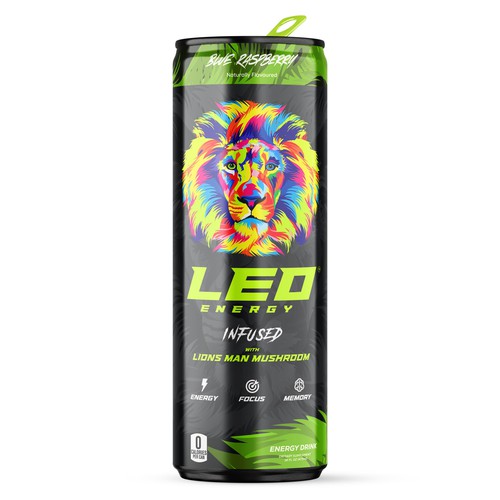 Energy Drink Label Design Design by JOHN's_AlphaCreation