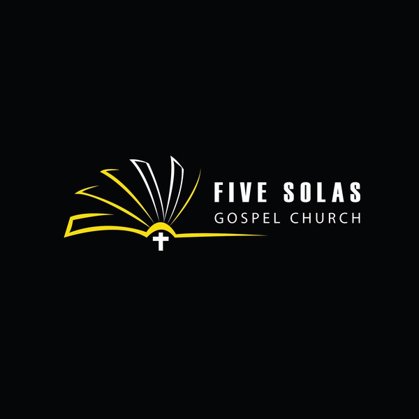 Design by inSaneArts titled "Five Solas Gospel Church"