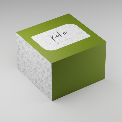 Design a folding chocolate box Design by babibola