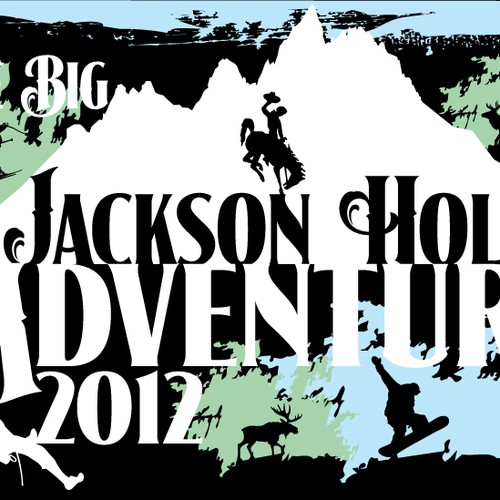 t-shirt design for Jackson Hole Adventures Design por Thomas Soltis