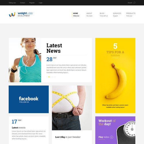 GUARANTEED winner! Design the website of a RISING STAR company! Design by egzote.