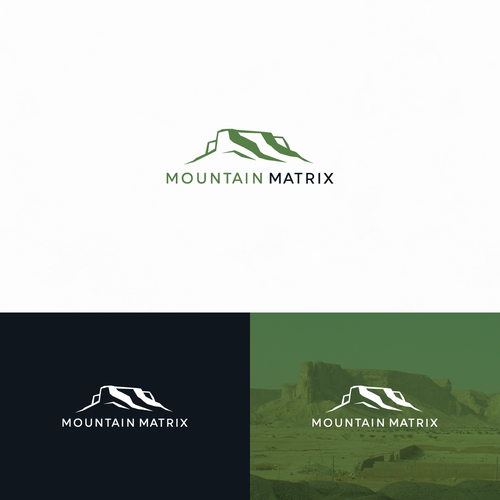 Mountain Matrix Logo Design by Nowshad Art