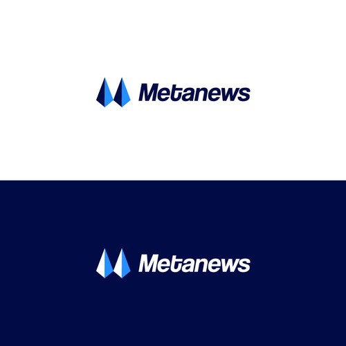 Design a logo for a web3 News platform called MetaNews Design by mdjunaied