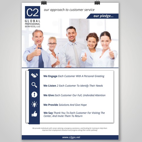 motivational customer service poster Poster contest