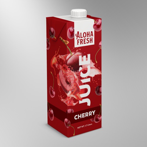 ALOHA FRESH JUICE & TEA Design by maxponto