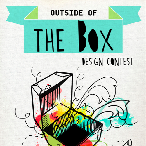 Help us create the Outside of The Box Design Contest for art students for GraduationSource.com  Design by rsdesignco