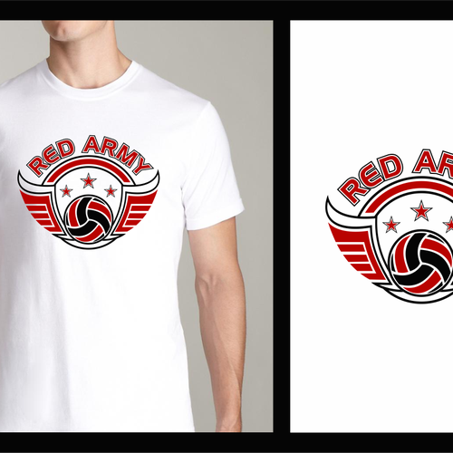 Create a cool, intense, captivating and intimidating logo for a Sports Team - RED ARMY Design by ertiga