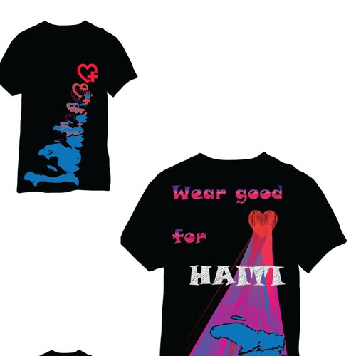 Wear Good for Haiti Tshirt Contest: 4x $300 & Yudu Screenprinter Diseño de Alienware