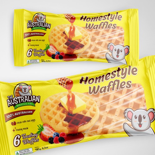 Waffle Packet Design Design by rizal hermansyah