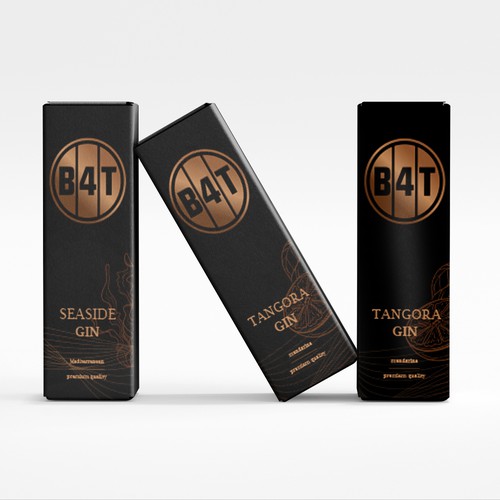 Premium Spirits Brand - Bottle Packaging Design Design by ferry hendra