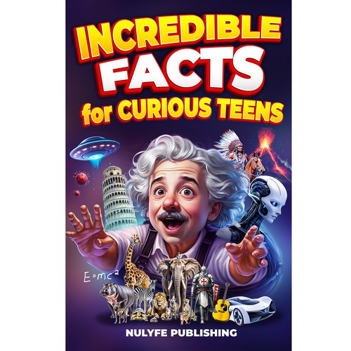 Designs | Design Our Fun and Engaging Book of Facts Cover for Teenagers ...