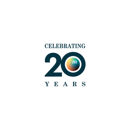 Design a 20 year company logo to celebrate this milestone. Design by Argim