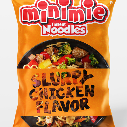 Designs New packaging Design for Minimie Noodles Product packaging