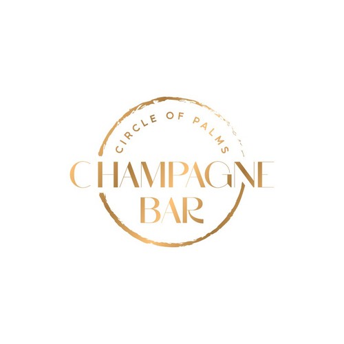 Luxury and modern Champagne Bar logo Design by TheLogo69