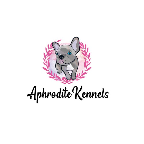 Diseño de Design logo for French Bulldog breeder In Music City Aphrodite Kennels de paw vector