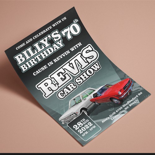 Car Show Flyer-ontwerp door Thanksidea