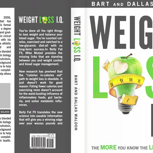 Design a creative and simple cover for weight loss book Design by Milica M.